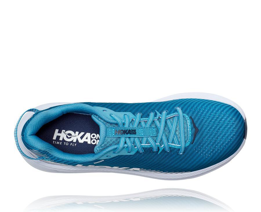 Hoka One One Hardloopschoenen Heren - Rincon 2 - Blauw/Wit - HT6215487